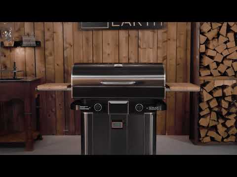 Load and play video in Gallery viewer, FREESTANDING 36 Hybrid - Gas & Wood Pellet