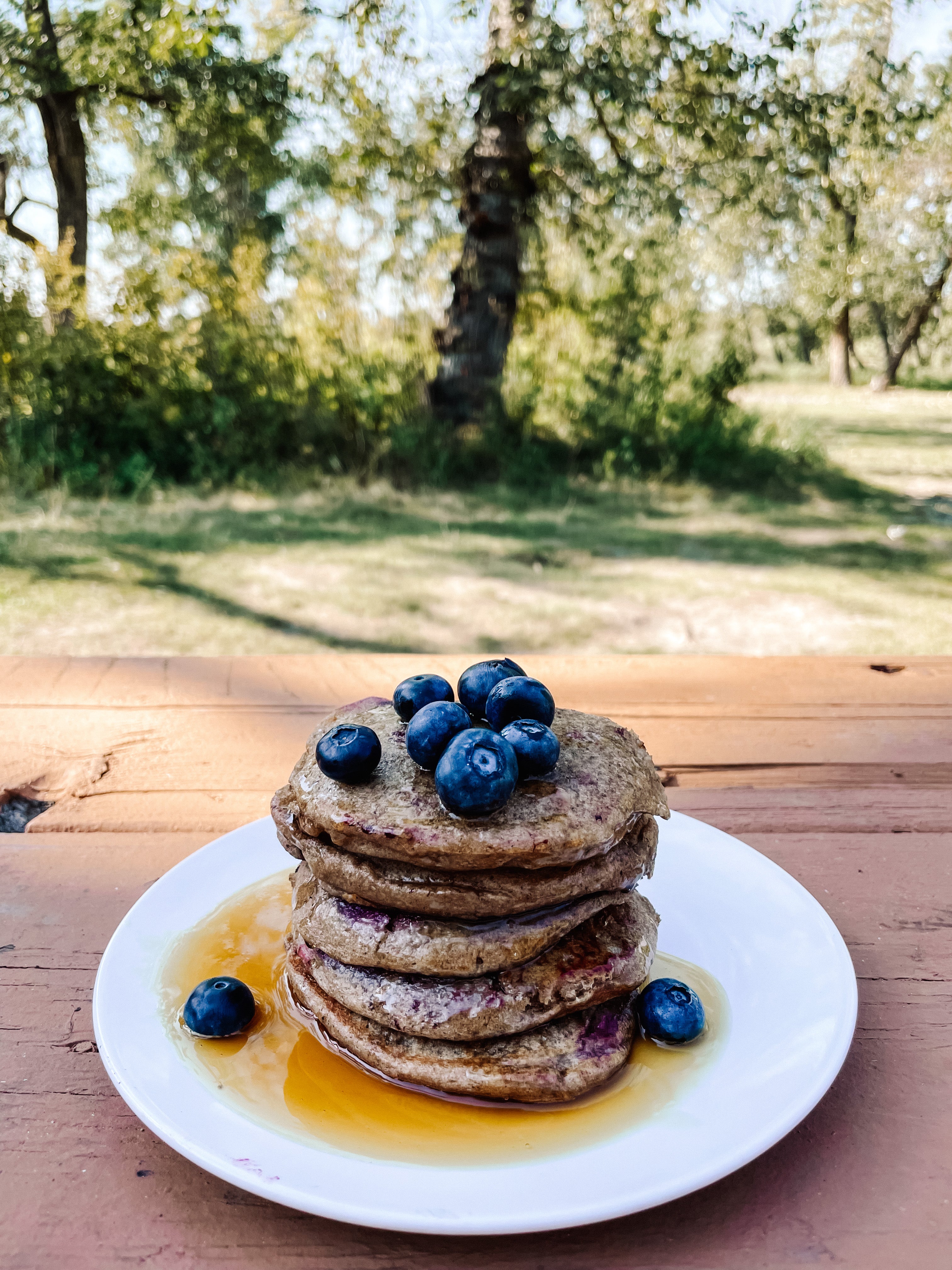 Blueberry Banana Pancakes