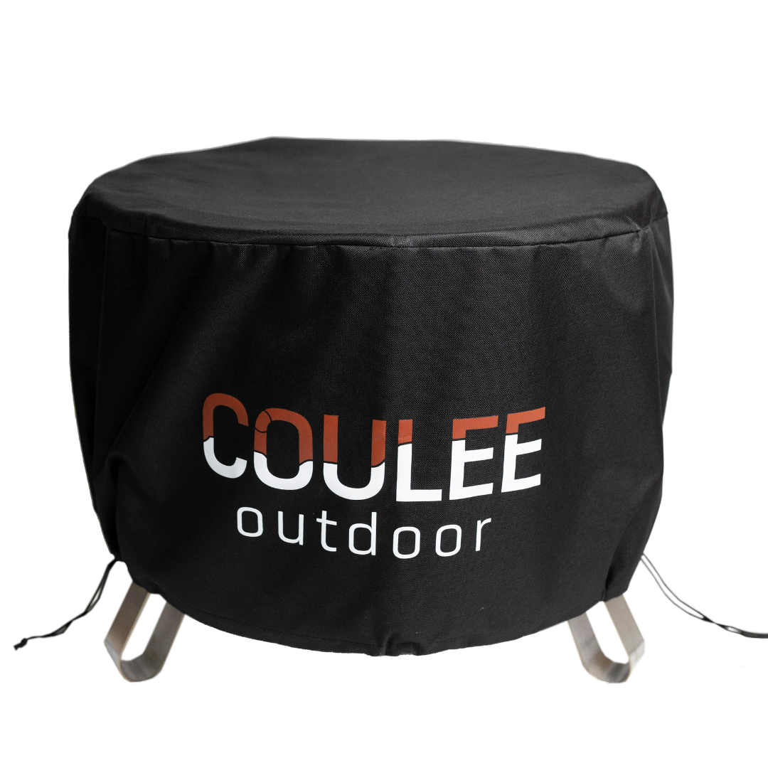 CouleeYard™ 19 Essential Bundle - Smokeless Fire Pit, Spark Screen, Ash Scoop, Fabric Cover