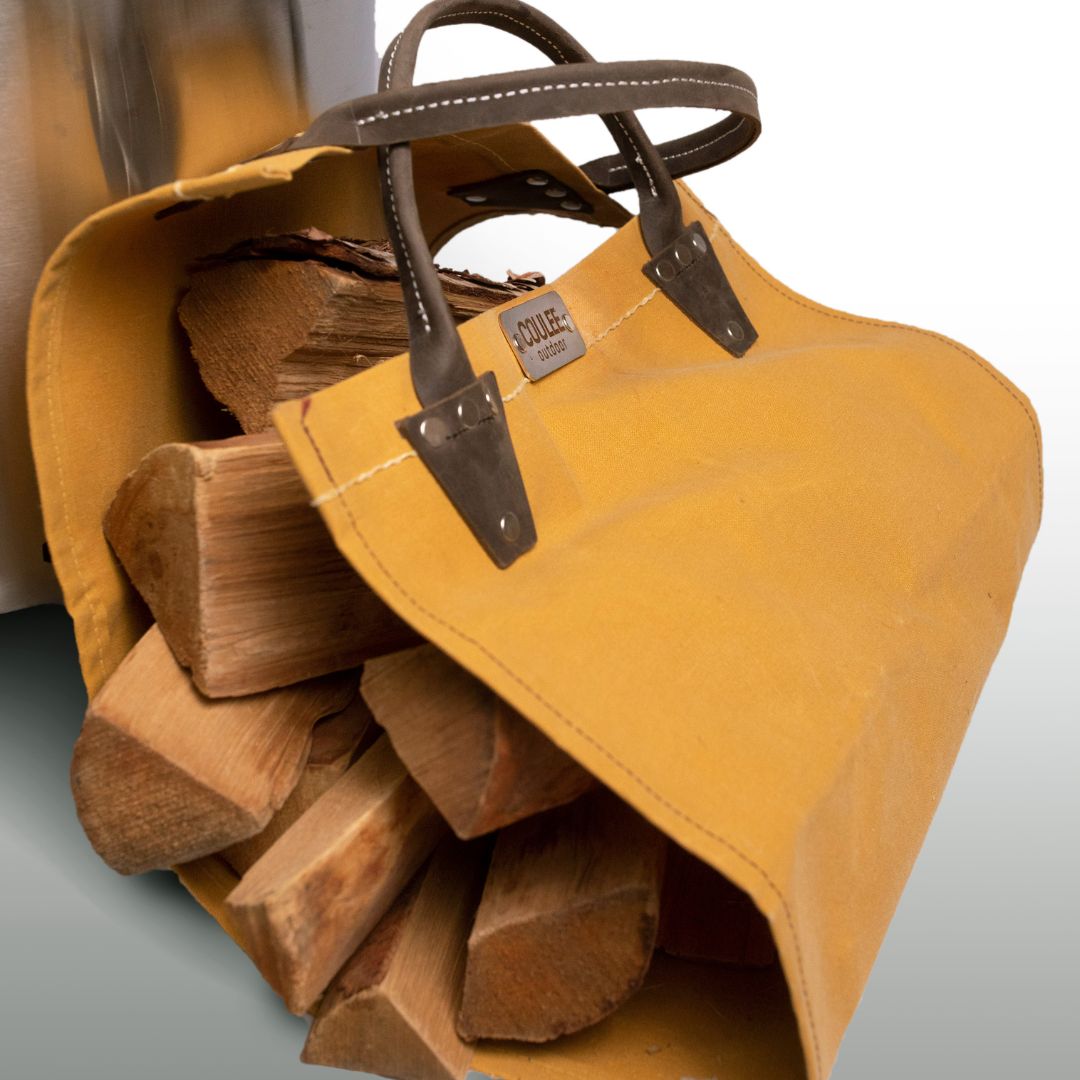 Load image into Gallery viewer, Canvas Firewood Carrier
